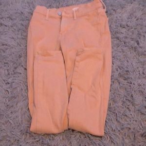 Tan/Orange Jeans